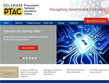 Tablet Screenshot of delawareptac.org